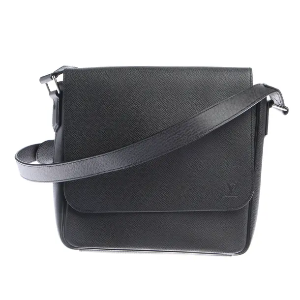 Schultertasche in Grau, Canvas, Louis Vuitton