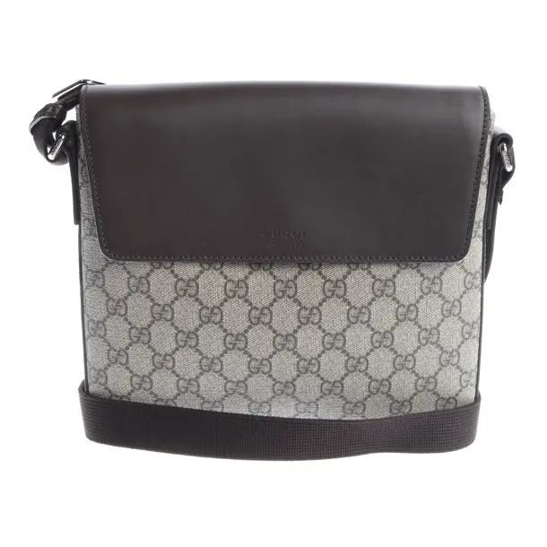 Schultertasche in Weiß, Leder, Gucci