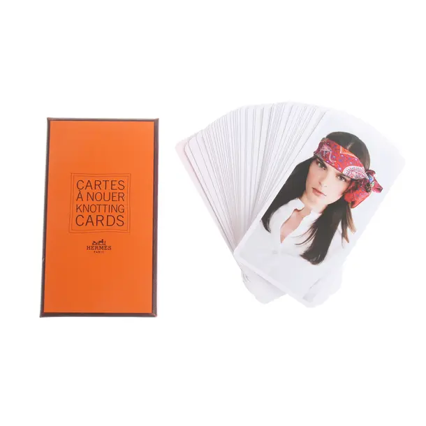 Knotting Cards in Multicolored, Paper, Hermès