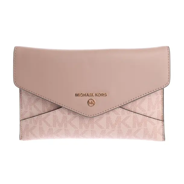 Clutch in Rosa, Polyvinyl, Michael Kors