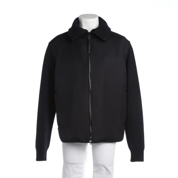 Mid-Season Jacket, in Navy, Wool, Prada