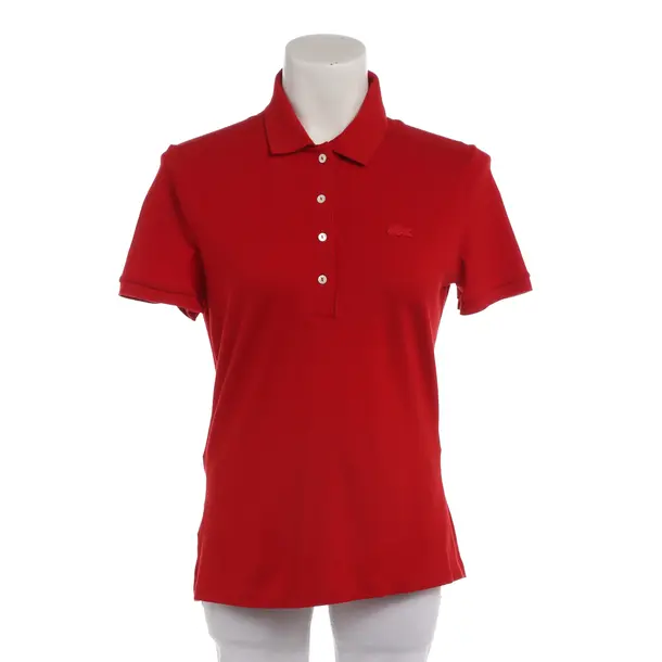 Poloshirt in Rot, Baumwolle, Lacoste