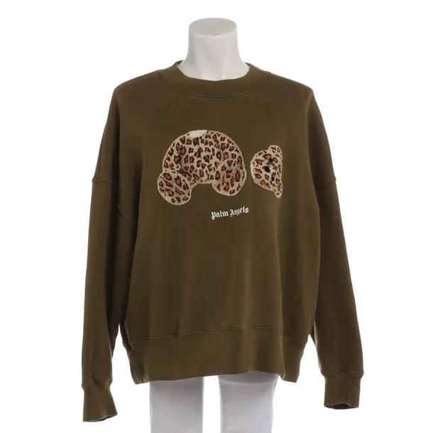 Sweatshirt in Grün, Baumwolle, Palm Angels