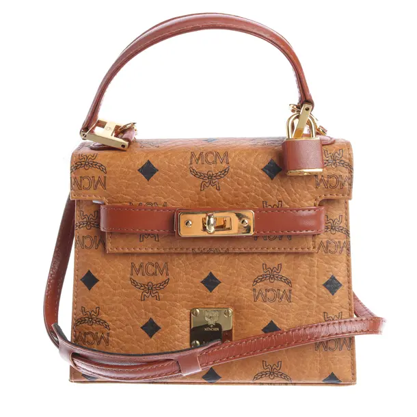Handbag in Brown, Leather, MCM