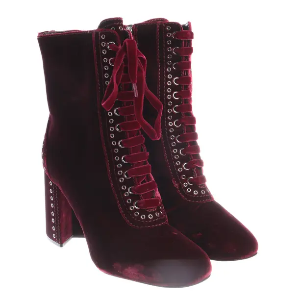 Stiefeletten in Rot, , Miu Miu