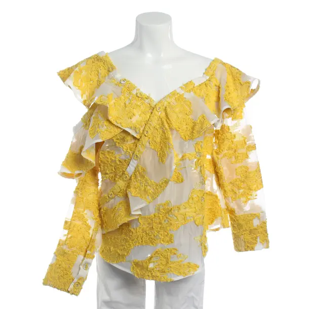 Blouse in Yellow, Cotton, self-portrait
