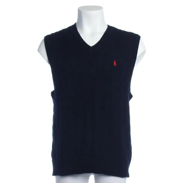 Sweater Vest in Blue, Cotton, Polo Ralph Lauren