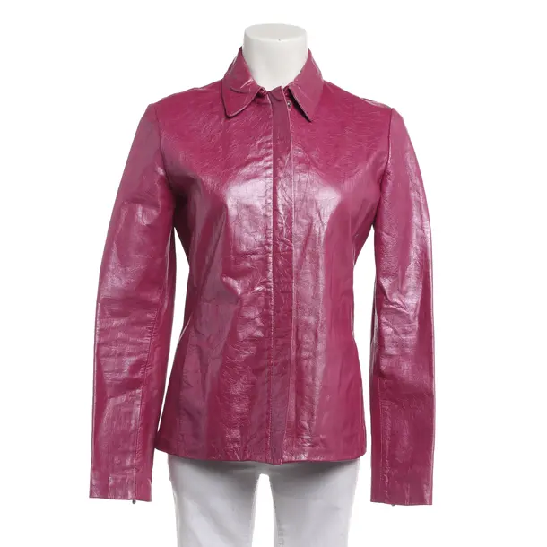 LeatherJacket, in Pink, Leather, Versace