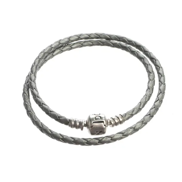 Armband in Grau, Sonstige Fasern, Pandora