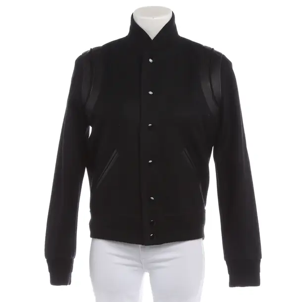 Mid-Season Jacket in Black, Wool, Saint Laurent