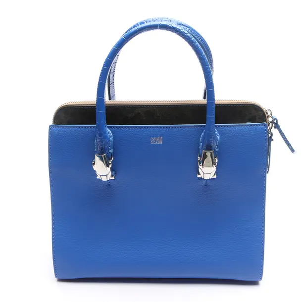 Handtasche in Blau, Leder, cavalli CLASS