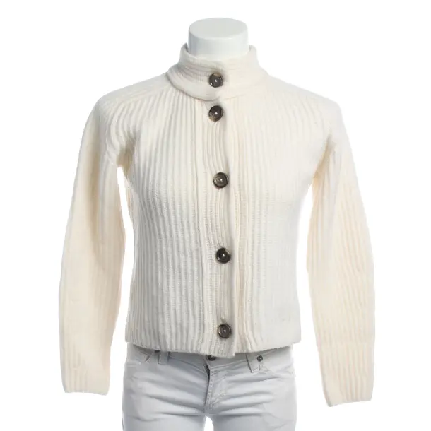 Strickjacke in Weiß, Wolle, FFC