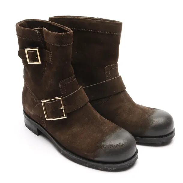 Ankle Boots in Brown, , Jimmy Choo