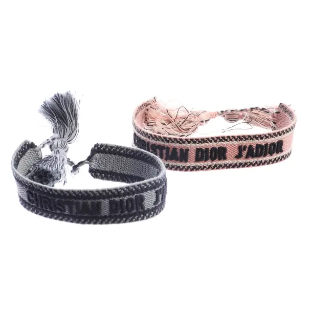 Armband in Blau, Baumwolle, Dior