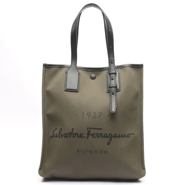 Handbag in Green, Polyester, Salvatore Ferragamo