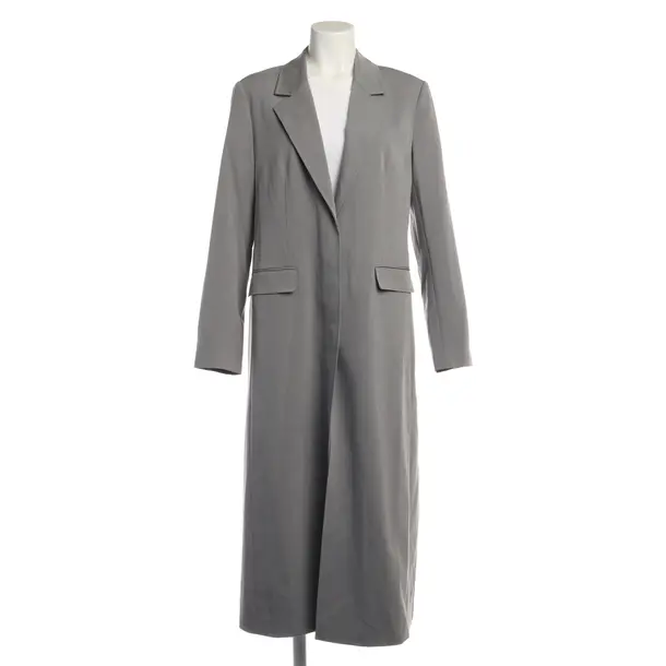 Mid-Season Coat in Gray, Polyester, Staud