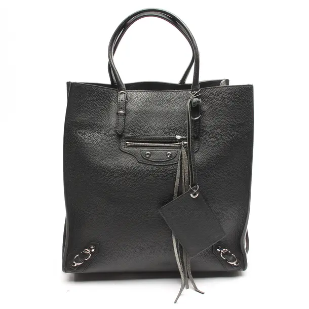 Shopper Bag in Black, Leather, Balenciaga