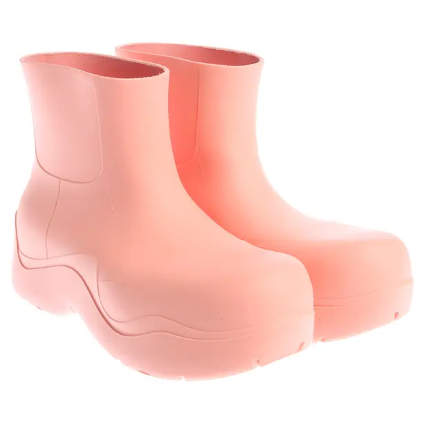 Gummistiefel in Rosa, , Bottega Veneta
