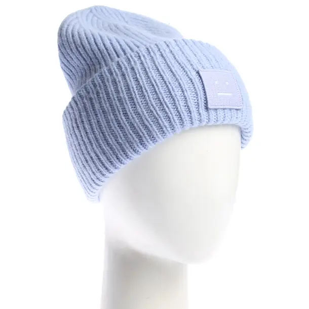 Beanie in Blue, Wool, Acne Studios