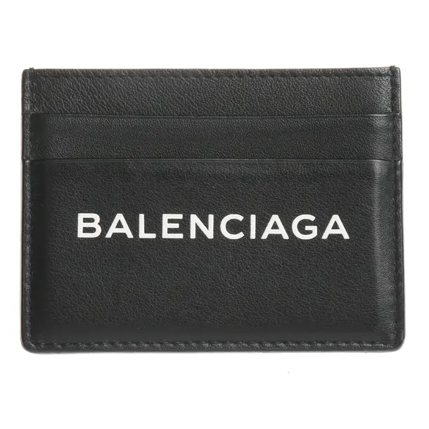 Kartenetui in Schwarz, Leder, Balenciaga