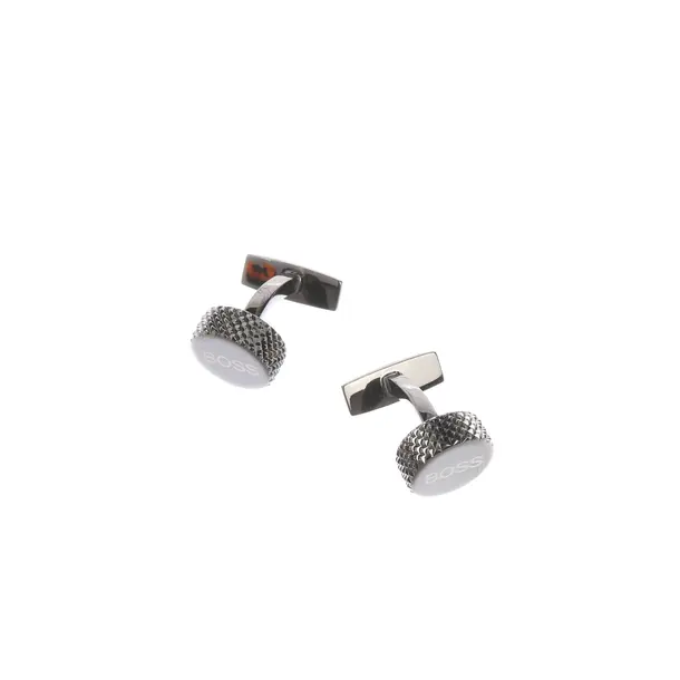 Cufflinks in Metallic, Other fibres, Hugo Boss