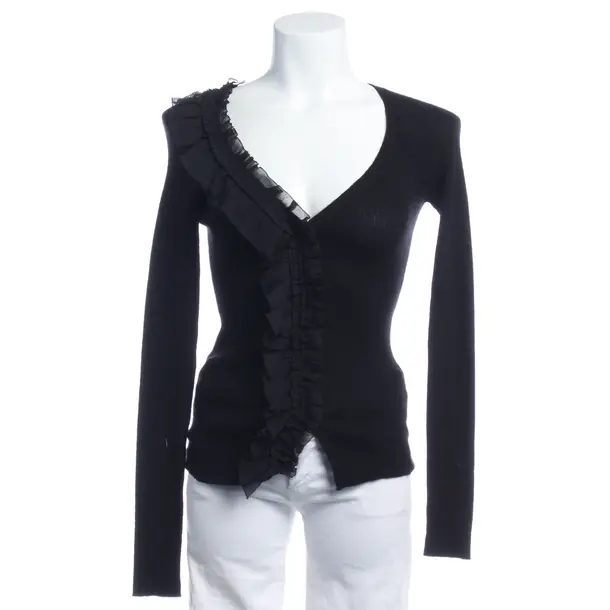 Strickjacke in Schwarz, Kaschmir, Prada