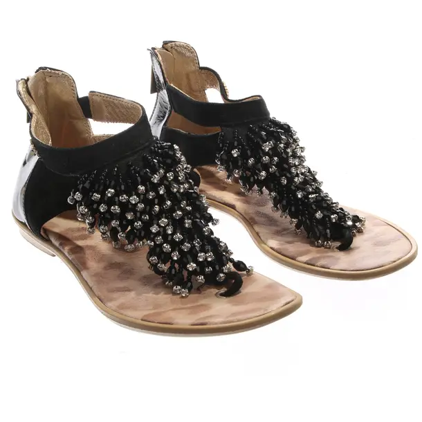 Sandals in Black, , Roberto Cavalli