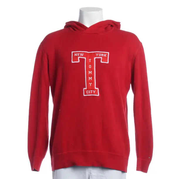 Hoodie in Rot, Baumwolle, Tommy Hilfiger