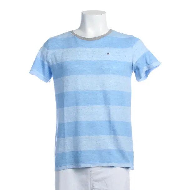 T-Shirt in Blau, Baumwolle, Tommy Hilfiger