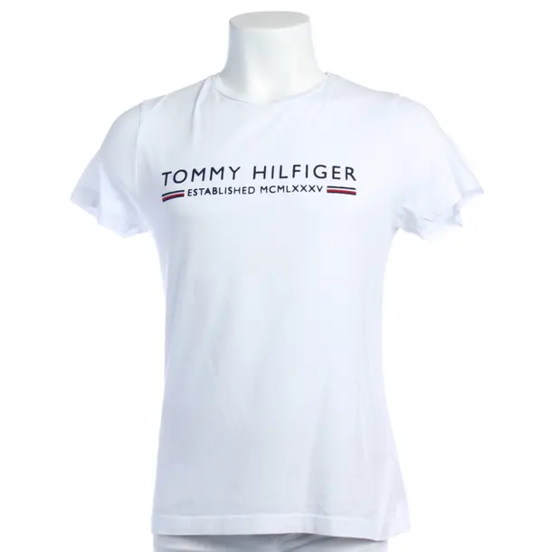 T-Shirt in White, Cotton, Tommy Hilfiger