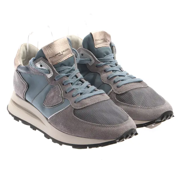 Sneakers in Blue, , Philippe Model