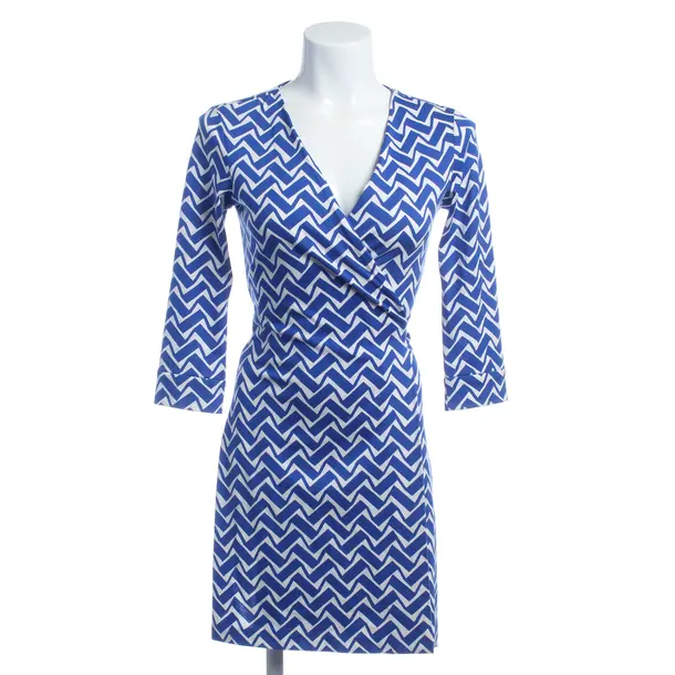Dress in Blue, Cotton, Diane von Furstenberg