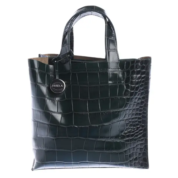 Handbag in Green, Leather, Furla