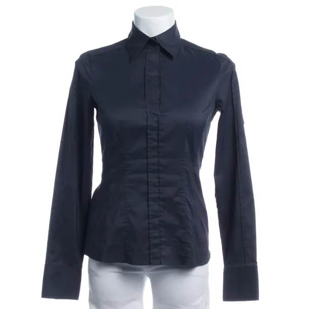 Blouse in Blue, Cotton, Hugo Boss Black Label