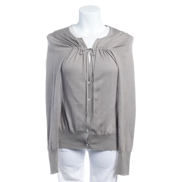 Cardigan in Gray, Silk, FTC Cashmere