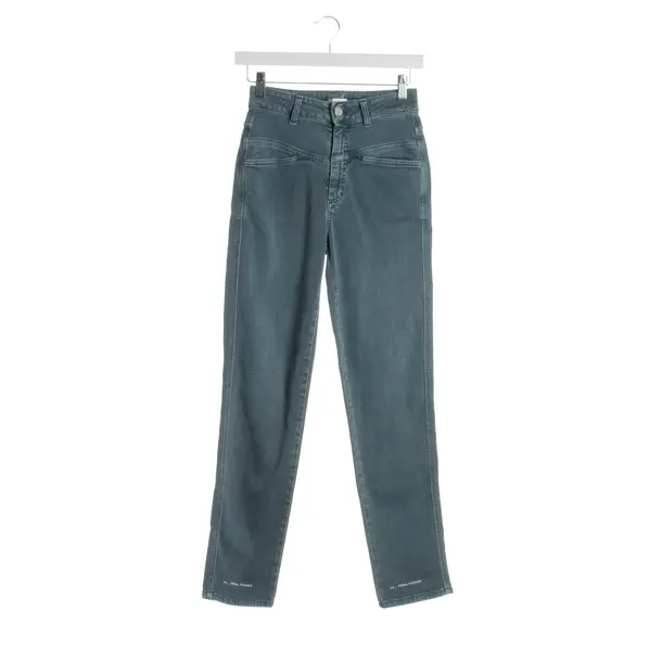 Skinny Jeans in Green, Cotton, Closed