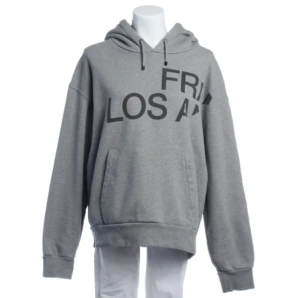 Hoodie in Grau, Baumwolle, Frame
