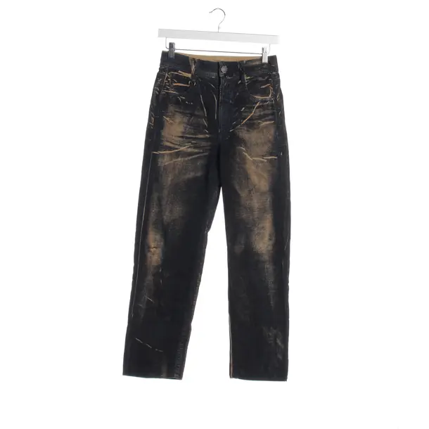 Jeans Straight Fit in Blau, Baumwolle, High Use