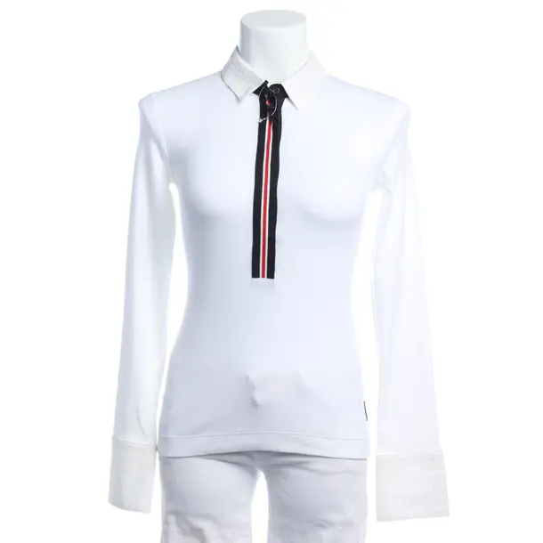 Long Sleeve Shirt in White, Cotton, Marc Cain Sports