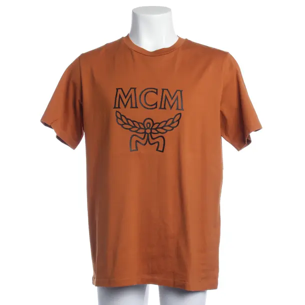 T-Shirt in Braun, Baumwolle, MCM