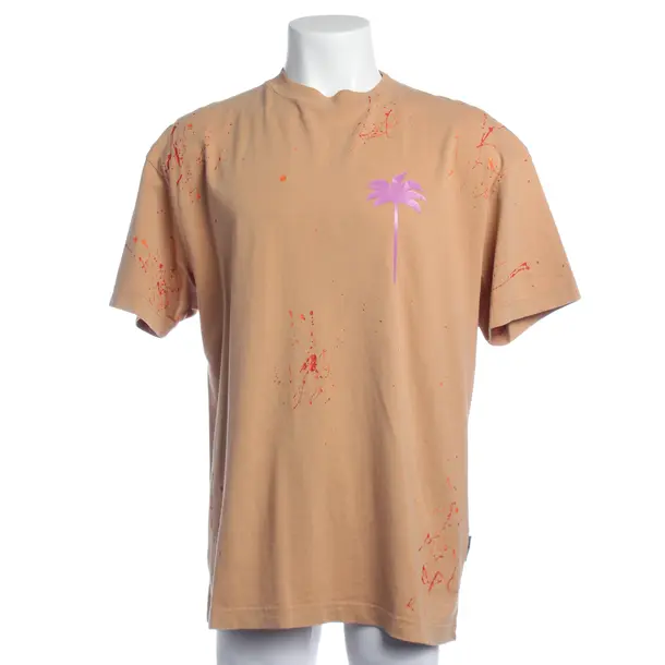 T-Shirt in Braun, Baumwolle, Palm Angels