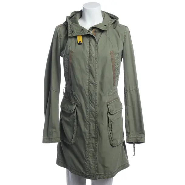 Mid-Season Coat in Green, Cotton, Parajumpers