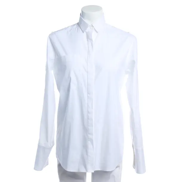 Blouse in White, Cotton, Steffen Schraut