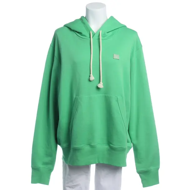 Hoodie in Grün, Baumwolle, Acne Studios