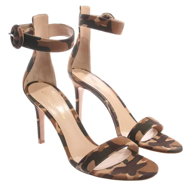 Heeled Sandals in Multicolored, , Gianvito Rossi