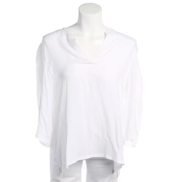 Bluse in Weiß, Acetat, Marc Cain Sports