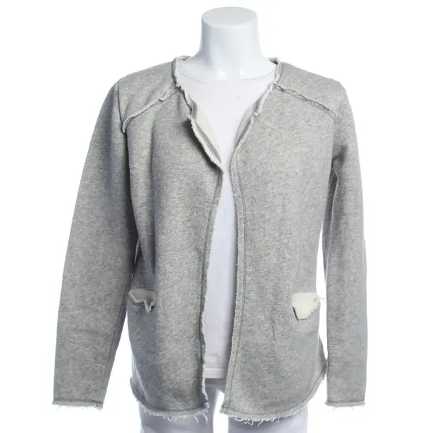 Strickjacke in Grau, Baumwolle, Lieblingsstück