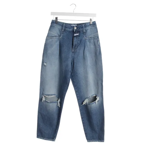 Jeans Straight Fit in Blau, Baumwolle, Closed