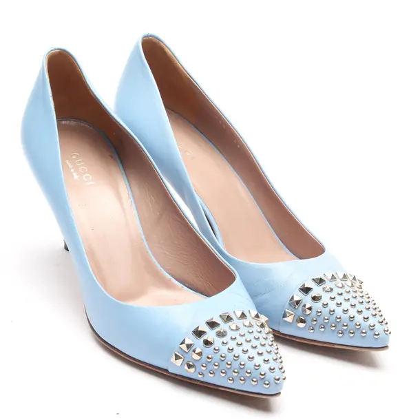 Pumps in Blue, , Gucci