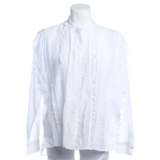 Bluse in Weiß, Baumwolle, Marc Cain